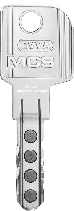 Chave com perfil patenteado fabricado por evva instalado em todos os nossos clientes de condomínios 